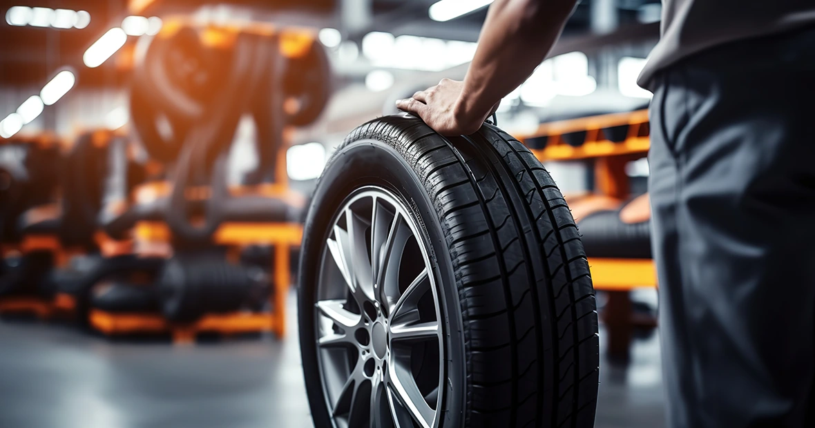 remplacement de pneus