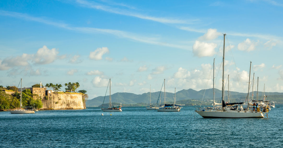 Le port de Fort-de-France